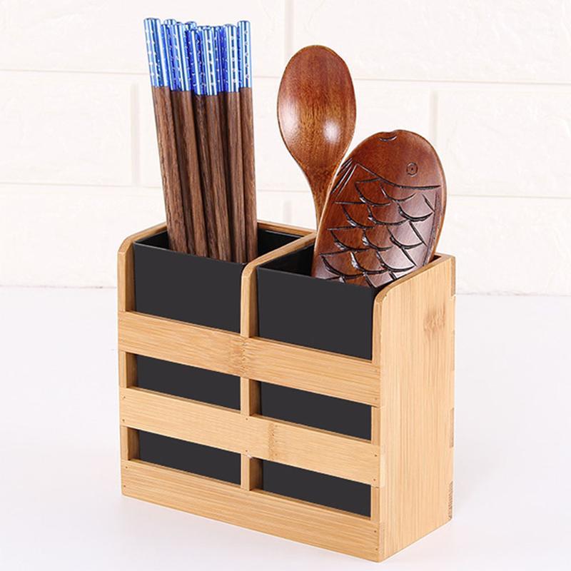 

Multifunction Wooden Napkins Home Organizer Vintage Storage Box Spoons Pepper Shakers Spices Utensil Holder Tool Flatware Salt1