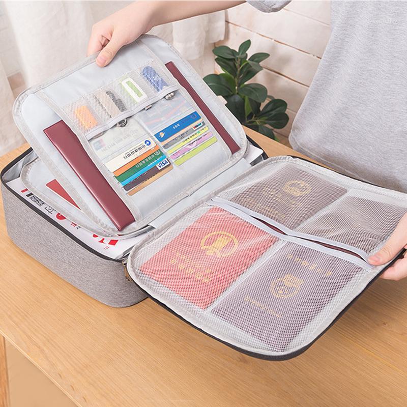 

Large Capacity Document Organizer Bag Waterproof Briefcases Portable Office Travel File Card Storage Business Pouch Holder1
