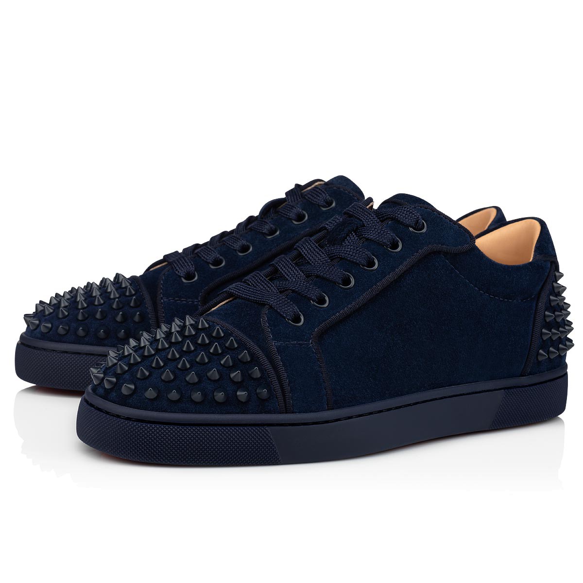 

Wholesale MENS Casual Shoe Seavaste 2 Sneakers Orlato blue rubber red-sole sports shoes for men's flats,Super Quality's design Red Bottom Spiked back rivets