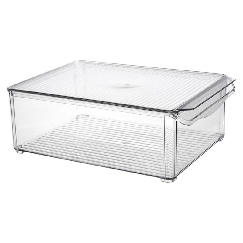 

1Pc Fruit Vegetable Refrigeration Case Visible Creative Crisper (Transparent)