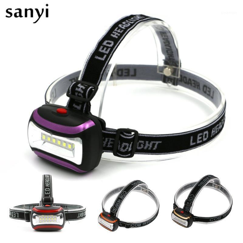 

Mini 6 * SMD LED Headlamp Head Light Lamp For Hiking Camping Night Fishing Waterproof Headlamp By 3 Batteries1