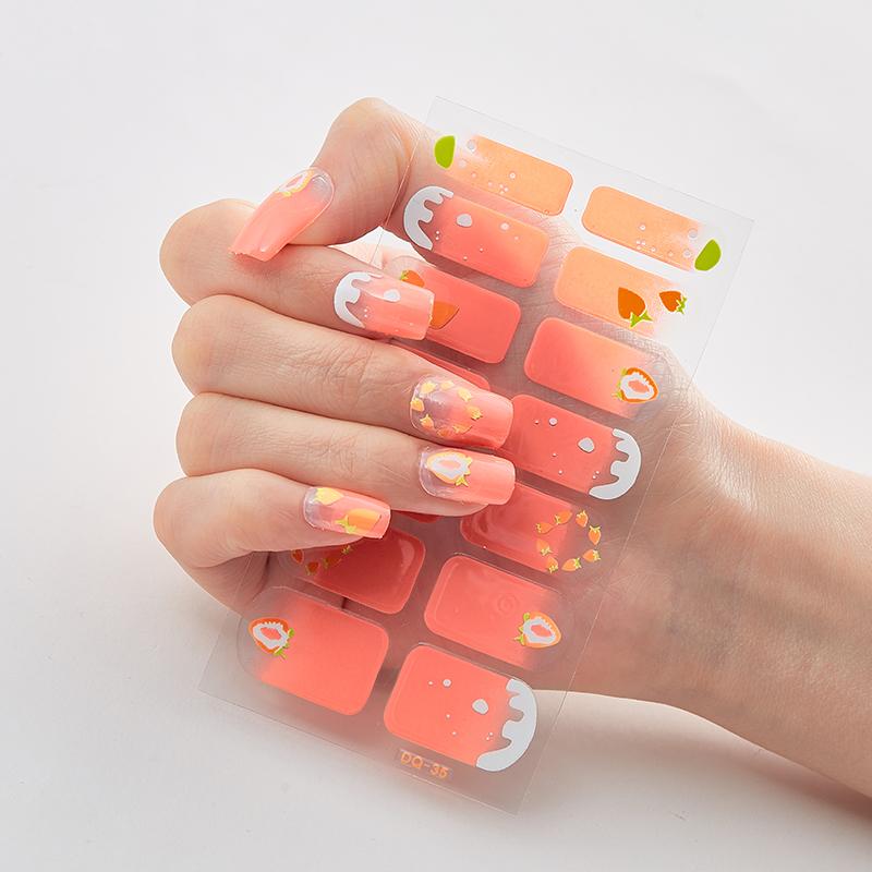 

Five Sorts 0f Nail Stickers Decals Plain Stickers Fashion Full Cover Nail Designs Strips Shiny Strips, Dq-40