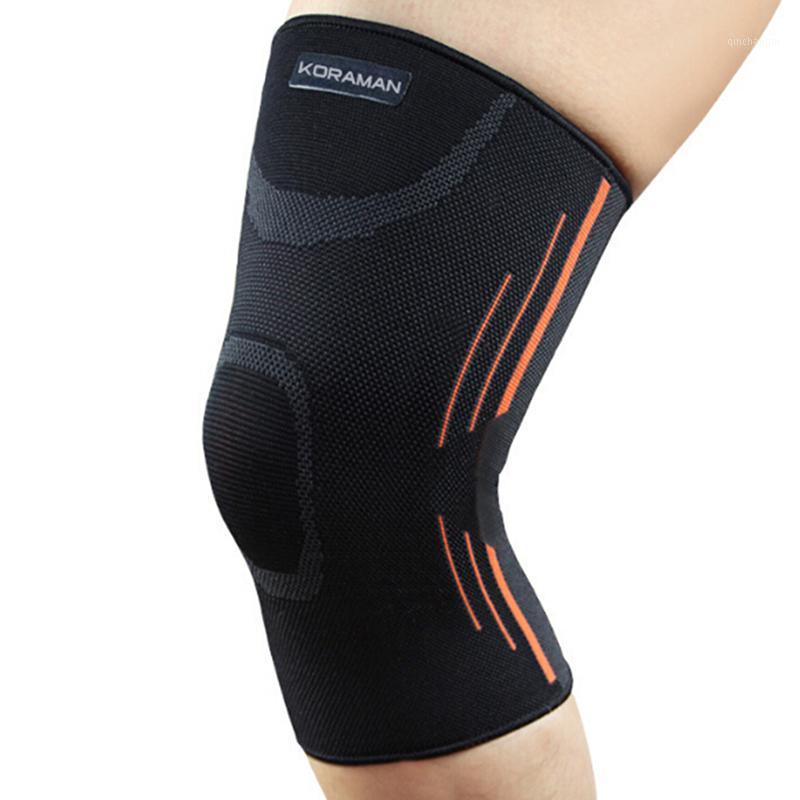 

1Pcs Fitness Running Cycling Knee Support Braces Elastic Spandex Sport Compression Knee Pad Sleeve For Basketball Volleyball1, Black