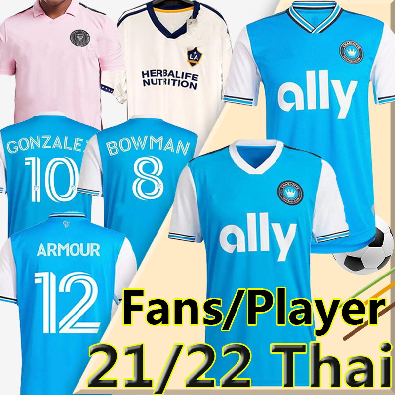 

2022 MLS Charlotte SOCCER JERSEYS INTER Miami BECKHAM LA 21/22 JERSEY FOOTBALL SHIRTS GALAXY SET 2021 ADAM ARMOUR BRANDT BRONICO ALCIVAR CORUJO FUCHS McGREE RUIZ, Xailuote 21-22 home