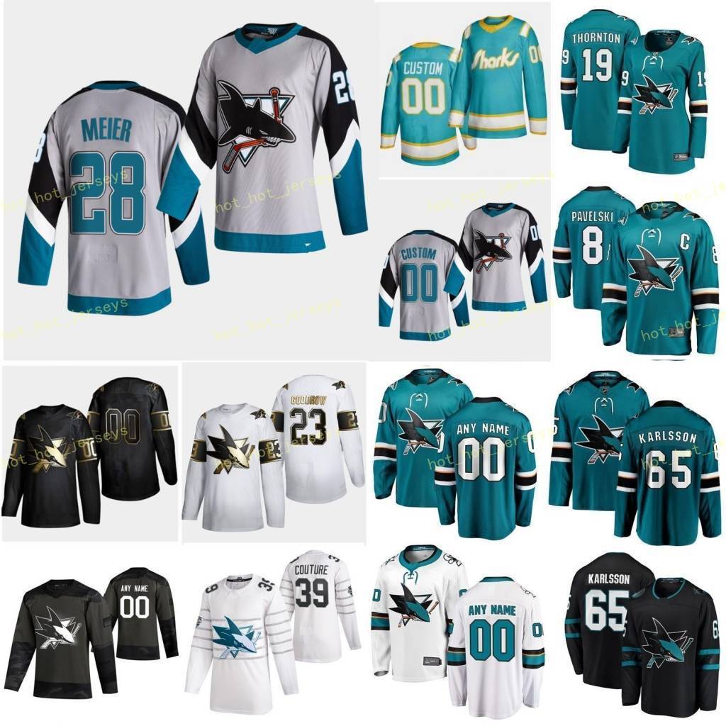 

Custom San Jose Sharks Kane Evander 9 Karlsson Erik 65 Kellman Joel 46 Knyzhov Nikolai 71 Labanc Kevin 62 Men Women Youth Stitched, Black;red