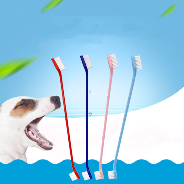 

Pet Supplies Dog Grooming Toothbrush Cat Puppy Dental Tooth brush Dogs Teeth Health Washing Cleaning Tools YHM231, As pictures