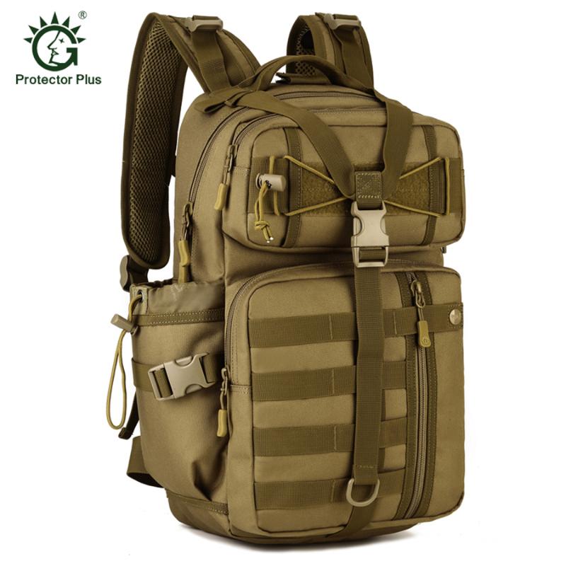 

Protector Plus Outdoor Molle 30L Sport Bags Tactical Bag Backpack Fishing Hunting Camping Hiking Tactical Rucksack, Black