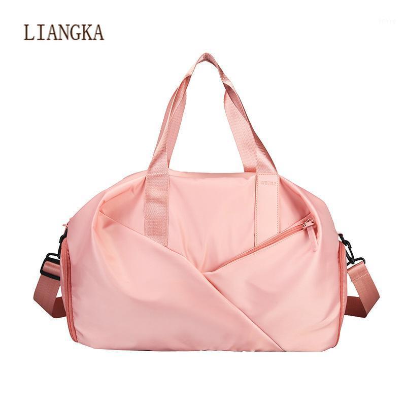 

Sport Gym Bag Fitness Dry And Wet Separation Yoga Bag Waterproof Travel Shoes Handbag Women's Shoulder Sports Suitcase1, Black