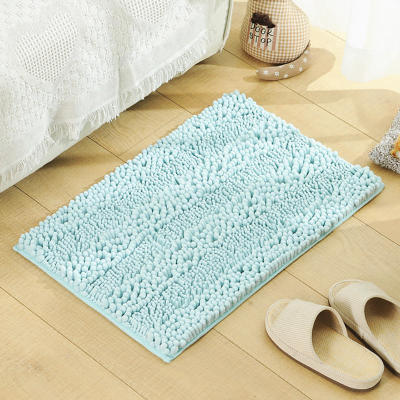 

Microfiber Bath Mat Non Slip 40x60cm/50x80cm Bath Mat for Bathroom Soft and Absorption Room Floor Rugs and Carpets Machine Wash, Light yellow