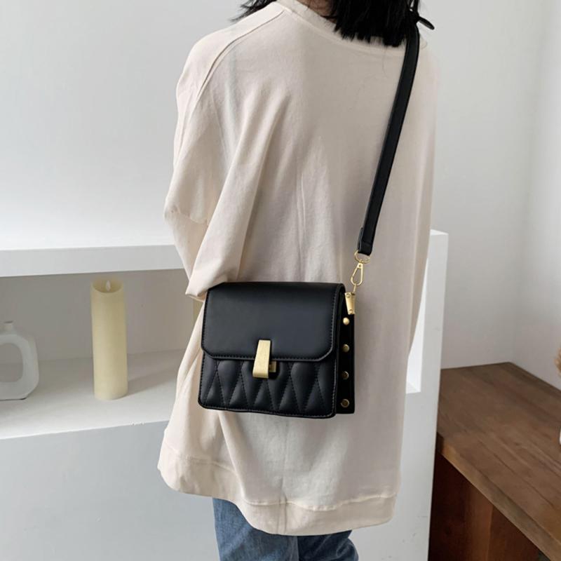 

Bag for women Shoulder bag messenger models all-match fashion foreign style single shoulder small square, Beige