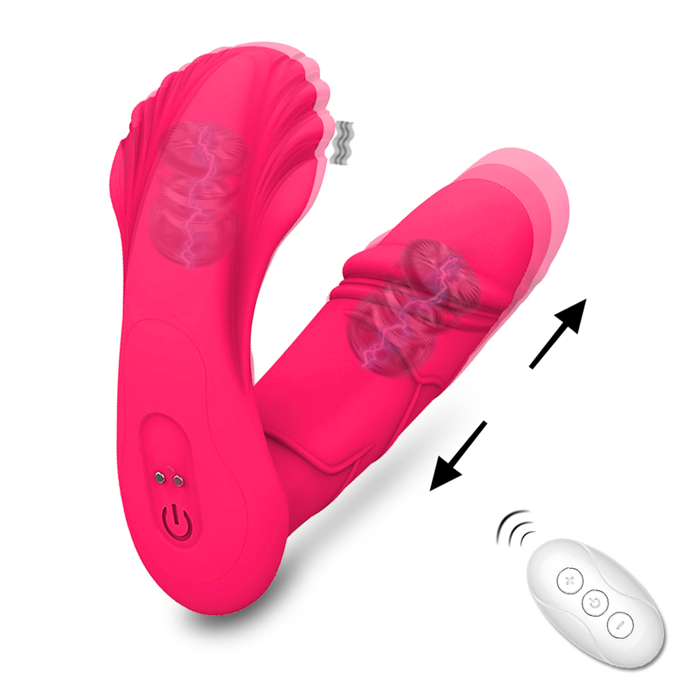 Wireless Thrusting Dildo Vibrator Female Remote Control for Women G Spot Clitoris Stimulator Sex Toys Erotic Goods For Adults 18-image-754623228