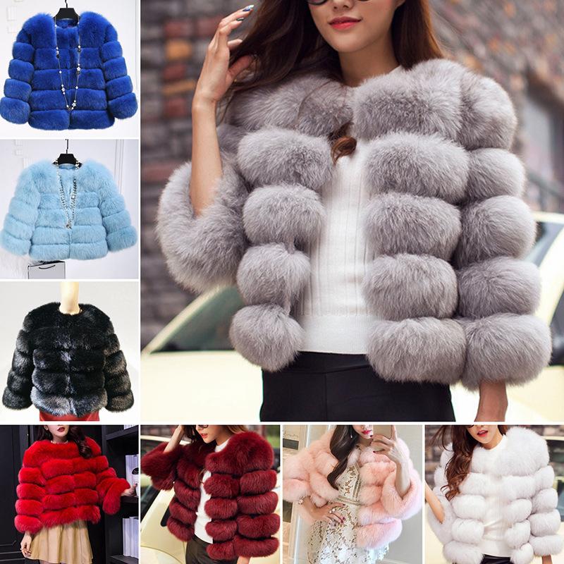 

3XL Overcoats Women' 2020 Winter Top Fashion Pink Faux Leather Coat Elegant Thick Coat Fake Fur Chaquetas Mujer, White
