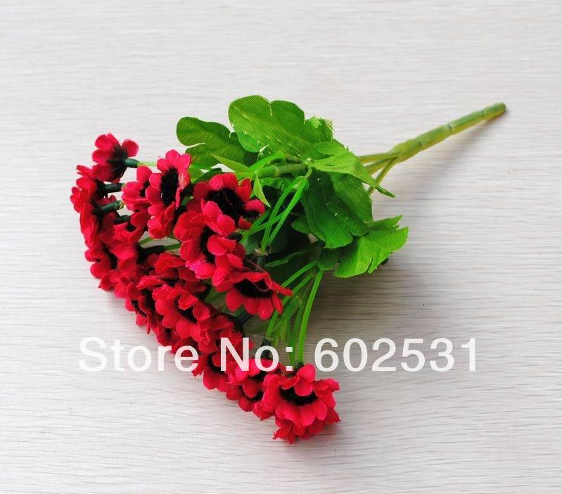 

SPR 10bouquet/lot Little Daisy tender sunflower wedding & home decor, freeshipping, Purple