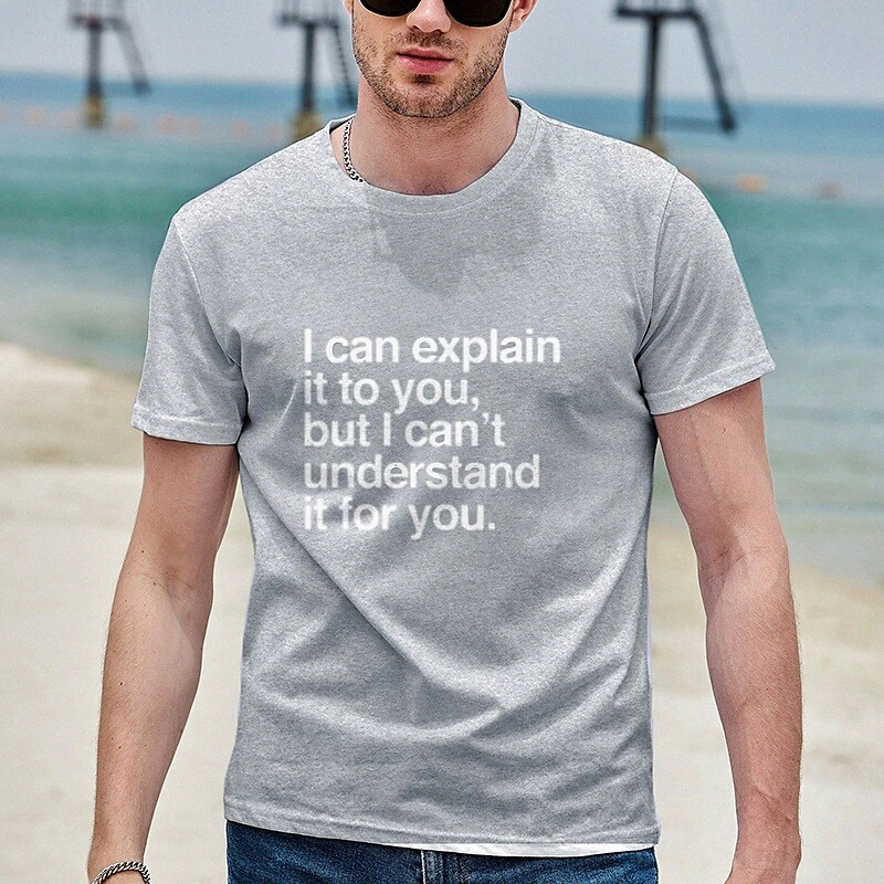 Men's Tee T shirt Hot Stamping Graphic Prints Letter Plus Size Crew Neck Casual Daily Print Short Sleeve Tops Cotton Basic Designer Big and