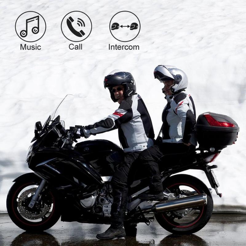 

Fashion BT-S3 1000M Motorcycle BT Bluetooth Interphone Motorbike Helmet Wireless Intercom FM Headset Portable Mini Interphone