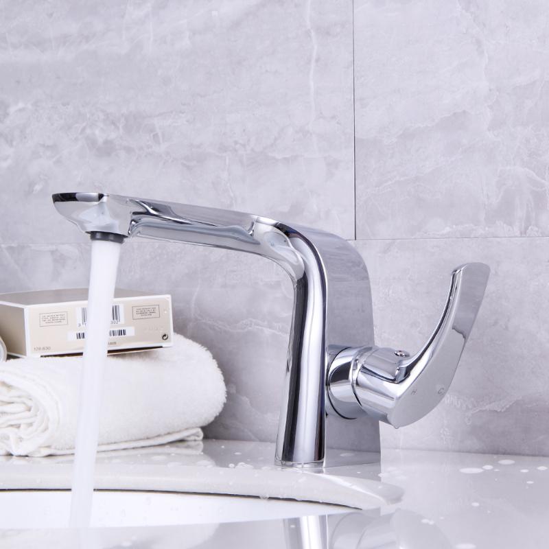 

Low Lead Healthy Basin Mixer Bathroom Faucet Hot Cold Water Taps in Euro Design