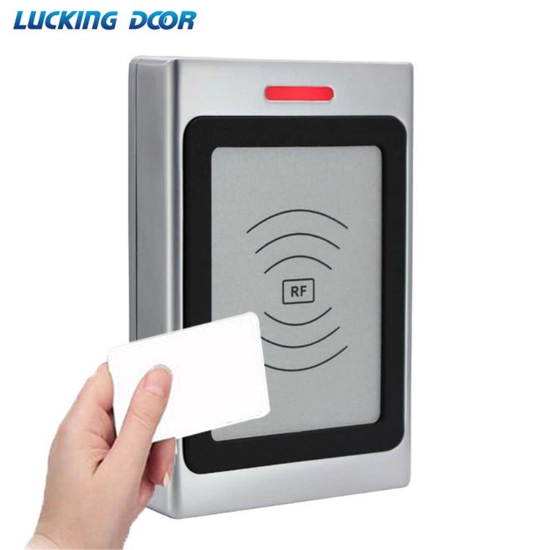 

Access Control Card Reader Security Door opener IP67 Waterproof Wiegand 26/34 Reader 125Khz EM/13.56Mhz MF card