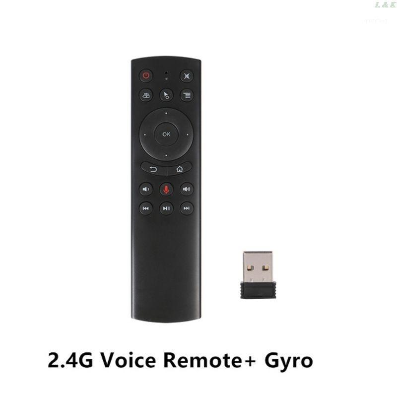 

G20S Gyro Smart Voice Remote Control IR Learning 2.4G Wireless Air Mouse 667C1