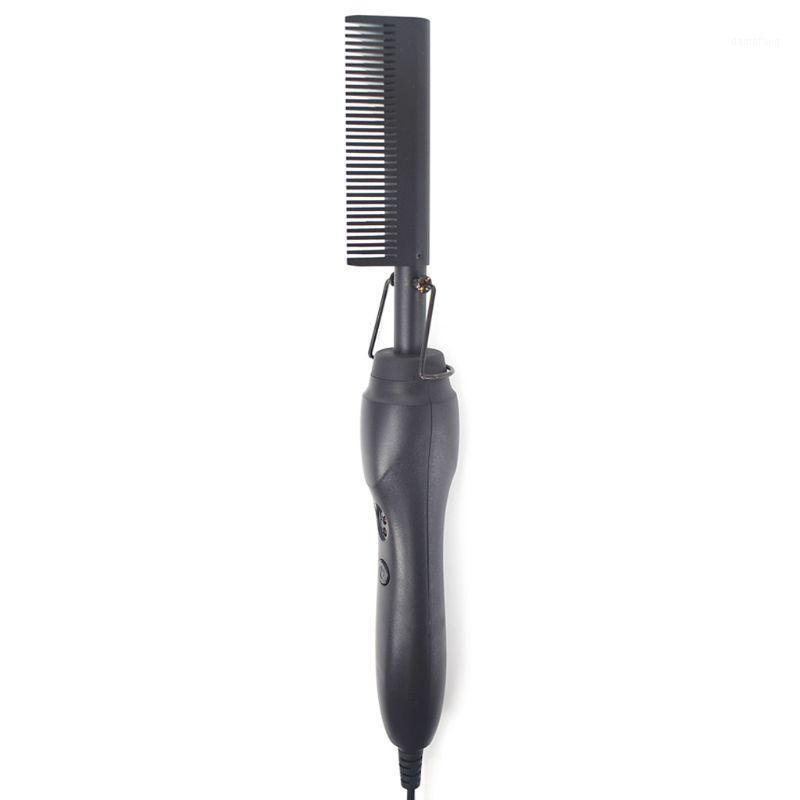 

Hair Straightener Brush Quick Curling Beard Comb Multifunctional Heat Styling Tool U1JE1