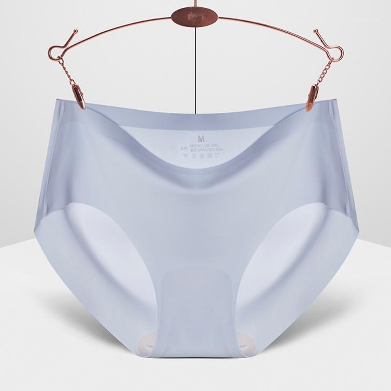 

Women 3D Peach Hip Solid Color Seamless Silk Anti-pinch Hip Silk Female Briefs1