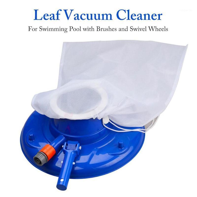 

Leaf Vacuum Cleaner Swimming Pool Useful Quick Cleaning Suction Head With Brushes And Swivel Wheels Pool Accessories1