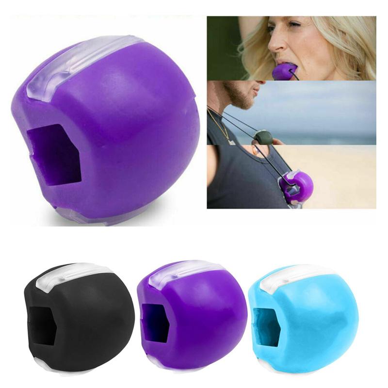 

-grade Silica Gel JawLine Exercise Ball Muscle Trainin Fitness Ball Neck Face Toning Jawrsize Jaw Muscle Training