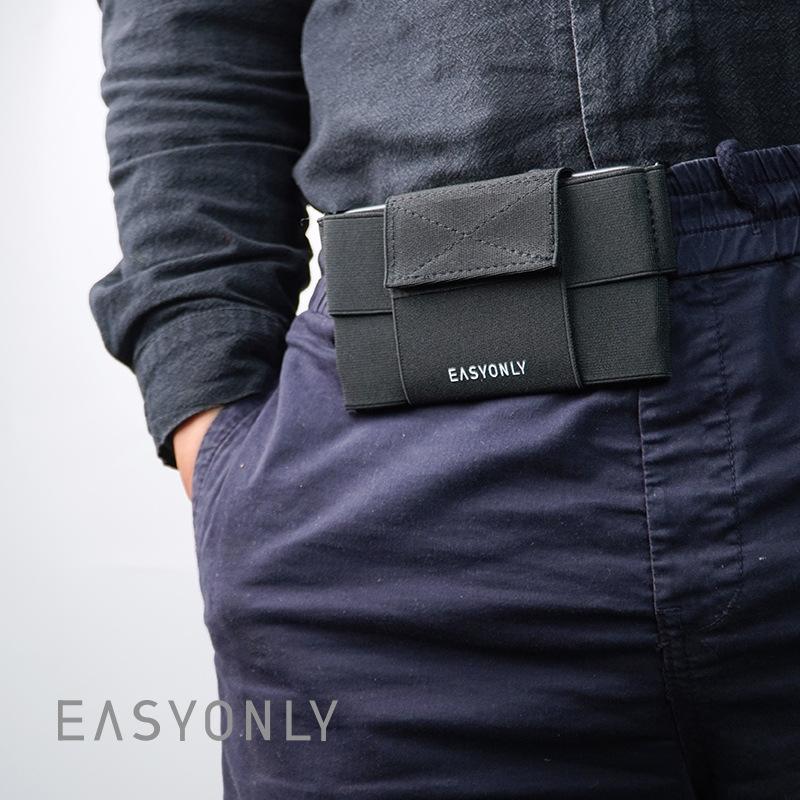 

Men's mobile phones wallet purse running fitness outdoor gear new fund mini belt bag bag men and women, Black