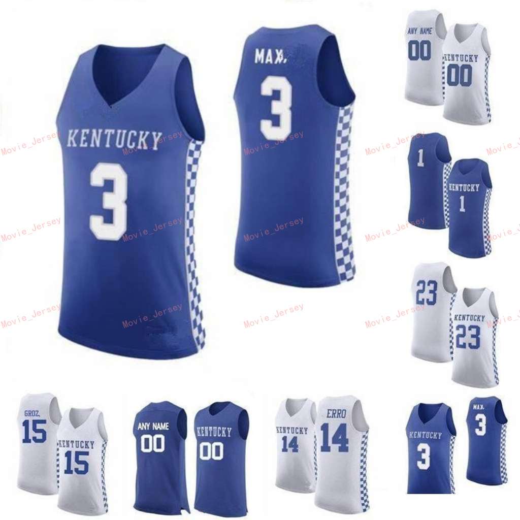 

Stitched Custom 2 Kahlil Whitney 21 Zan Payne 23 Davis EJ Montgomery Murray 25 PJ Washington Kentucky Wildcats Men Women Youth Jersey