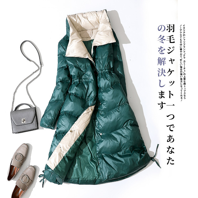 

2021 New White Duck Winter Jacket Thick Coat for Snow Women Outwear Down Parka Hot Women's Clothing Dm3water M377 NA67, Royal blue.