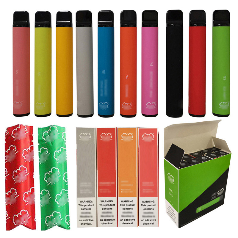 

800 Pen Custom Vape 3.2ML Ml Prefilled Plus Packaging Filling Vapor Disposable Vape Filled Puffs Bar Puff Pre 3.2 Pods Pen Kfofc, Red;black