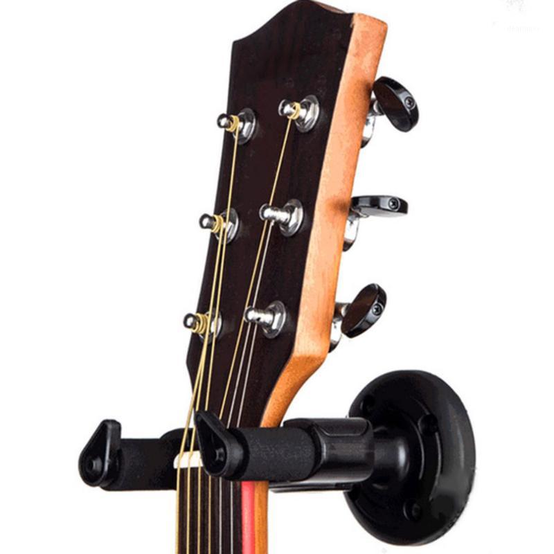 

2018 Useful Electric Guitar Wall Hanger Holder Stand Rack Hook Mount For Various Size Guitar Black Bass Accessorie1