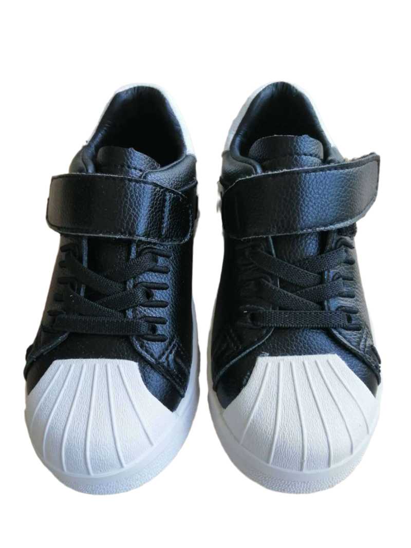 

Kids Shoes Black and white casual style wear by Tylannis boys and girls, Black sandals