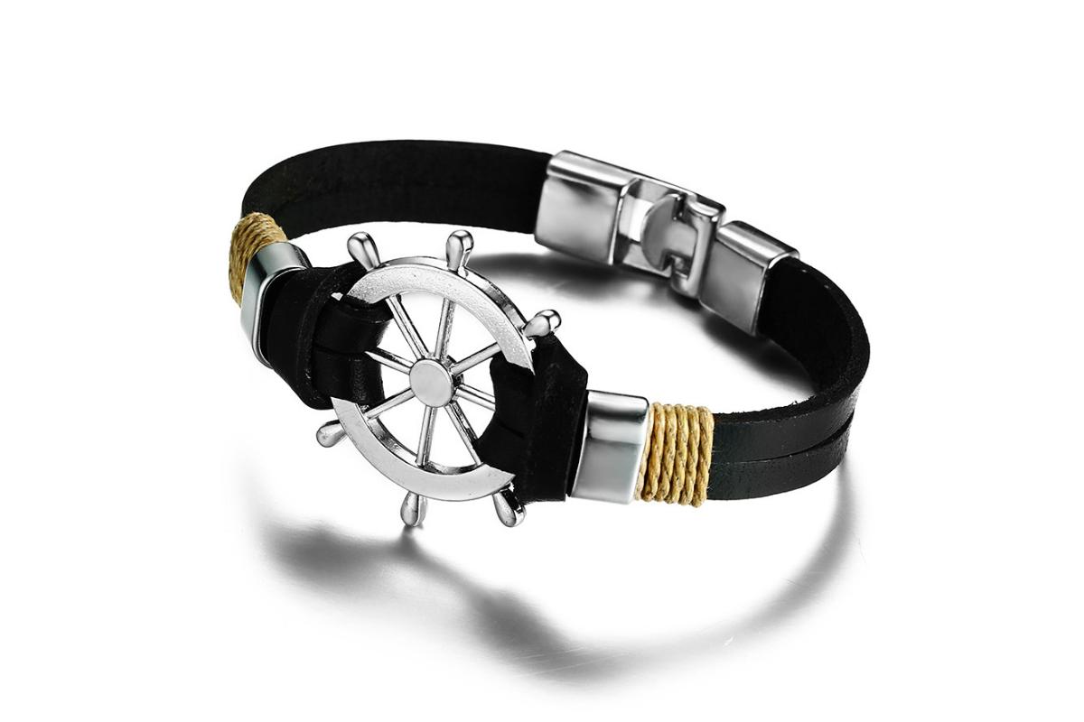 

Charm Bracelets TB2 Stainless Steel Buddha Bracelet Men's 12 Mm Width Wrist Band Jewelry DZ