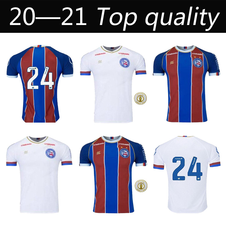 

2020 Esporte Clube Bahia soccer jersey home away football shirts CLAYSON RODRIGUINHO soccer uniform JADSON DANIEL jersey camisa Bahia