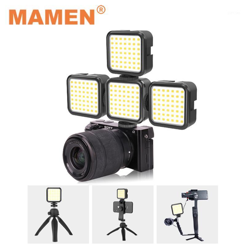 

MAMEN 5500K Mini LED Video Fill Light With 49PCS LEDs Cold Shoe Mount For Camera Smartphone Selfie Vlog Photography Lighting1