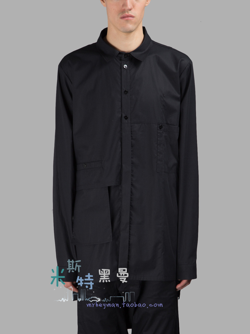 

2021 New Spring Summer Pocket Custom Seam Walking Shirt Show with Three-dimensional Design Shirt. -6xl!! MCY2, Black.