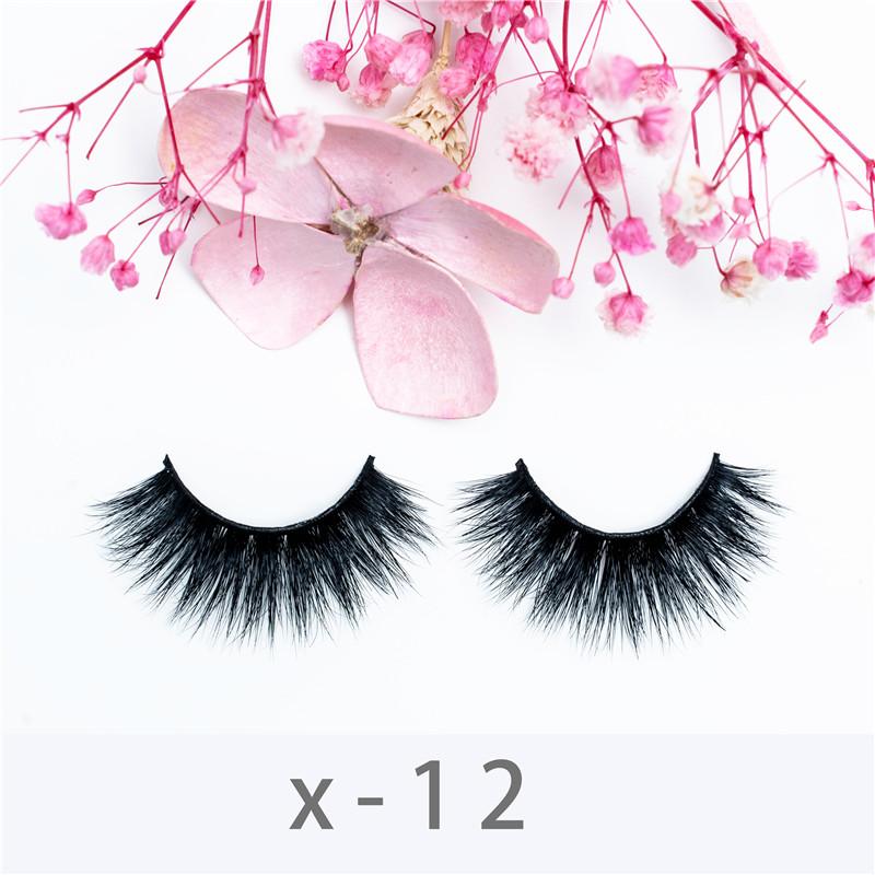

False Lashes 3D Mink Lashes 100% Cruelty-Free Fake Lash Thick Luxury Fuffly False Eyelashes Natural Beauty Makeup