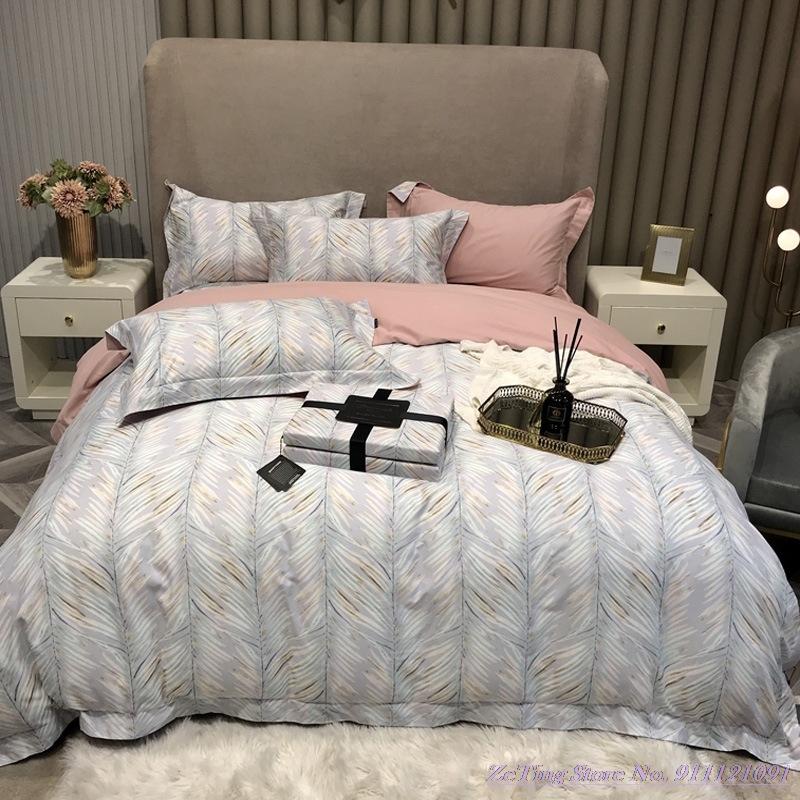 

Queen Bed Home Textile Thick 80 long-staple cotton brushed pure cotton Bedding Set luxury autumn winter warm quilt cover, Muguang