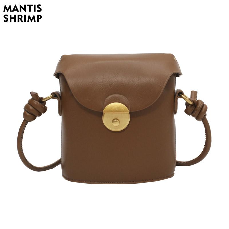 

Bags for Women Fashion Bucket PU Shoulder Bag Large Capacity Bag Vintage Handbag Female Solid Messenger Bags Purses Crossbody, Beige