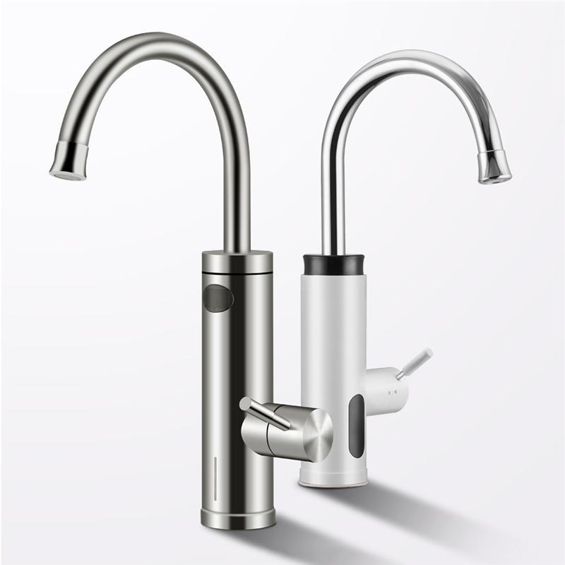 

Xiaoda Basic/Updated Version 3000W/3400W Kitchen Sink Faucet Instant Water Heater 360 Rotation Hot Cold Mixer Tap Single Handle1
