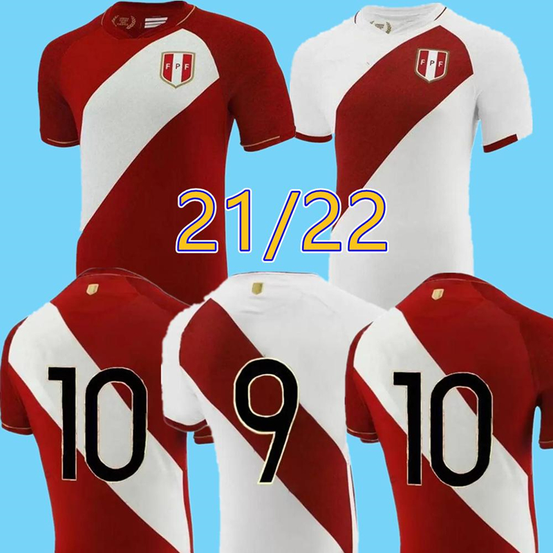 

Peru CARRILLO Soccer Jerseys 2021 22 Copa America Peru Home Away maillots foot LAPADULA CUEVA ABRAM Football shirts Kit, Peru away
