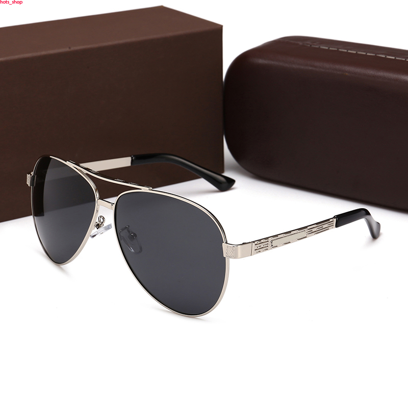

The latest selling popular fashion men sunglasses square plate metal combination frame top quality anti-UV400 lens with box hots, White;black