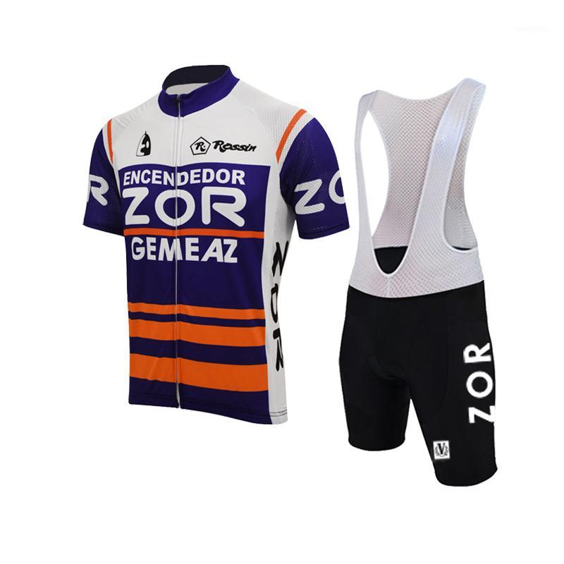 

retro cycling sets 9d Silicone cushion summer short sleeve jersey+bib pants bike wear cycling top1, Like photo
