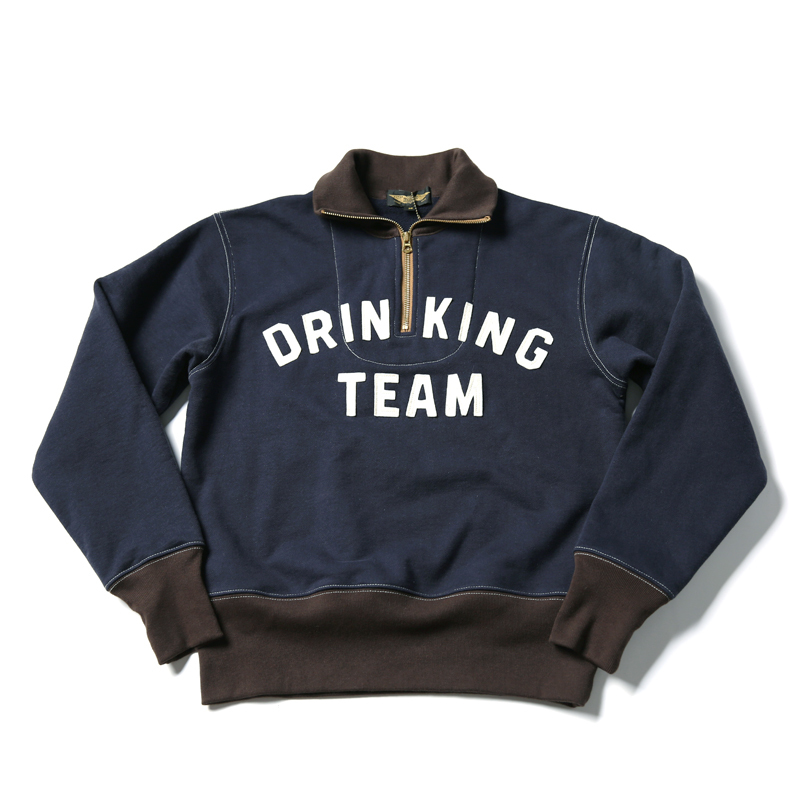 

drinking team rough two-tone retro sweatshirts motorcycle Jersey club SIFK, Orange