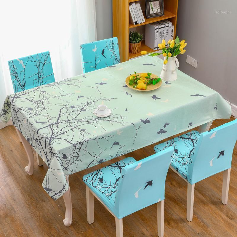 

37 Nordic Style Rectangle Tablecloths Waterproof Dust-proof Kitchen Table Cloth Dining Room Party Banquet Home Decorative1, Color 9