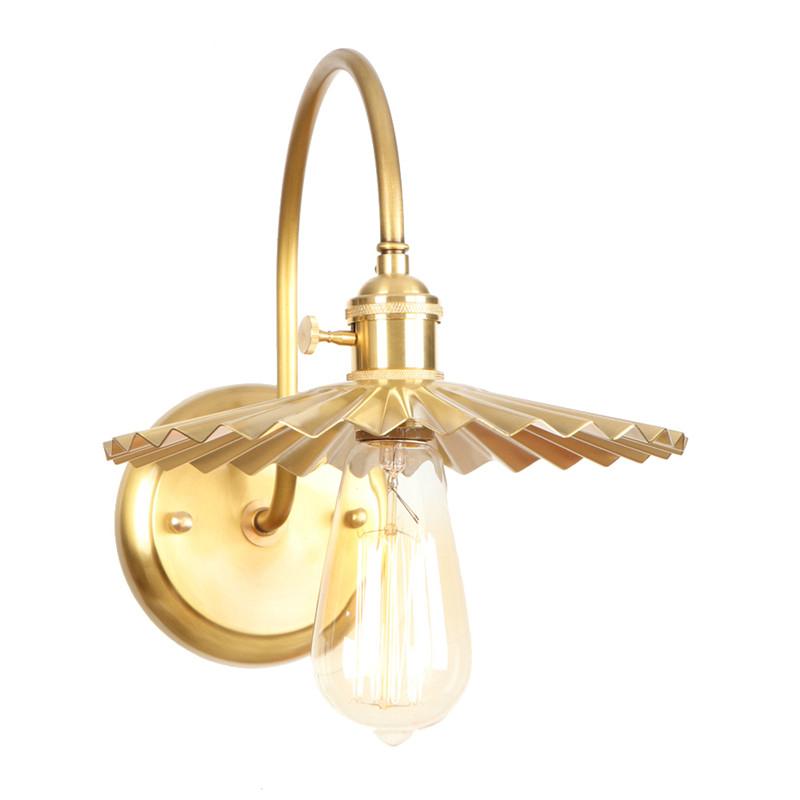 

Industrial Vintage LED Wall Lamp Antique Copper Wall Sconce Edison E27 With Switch Bedside Light Fixtures Lampara Pared