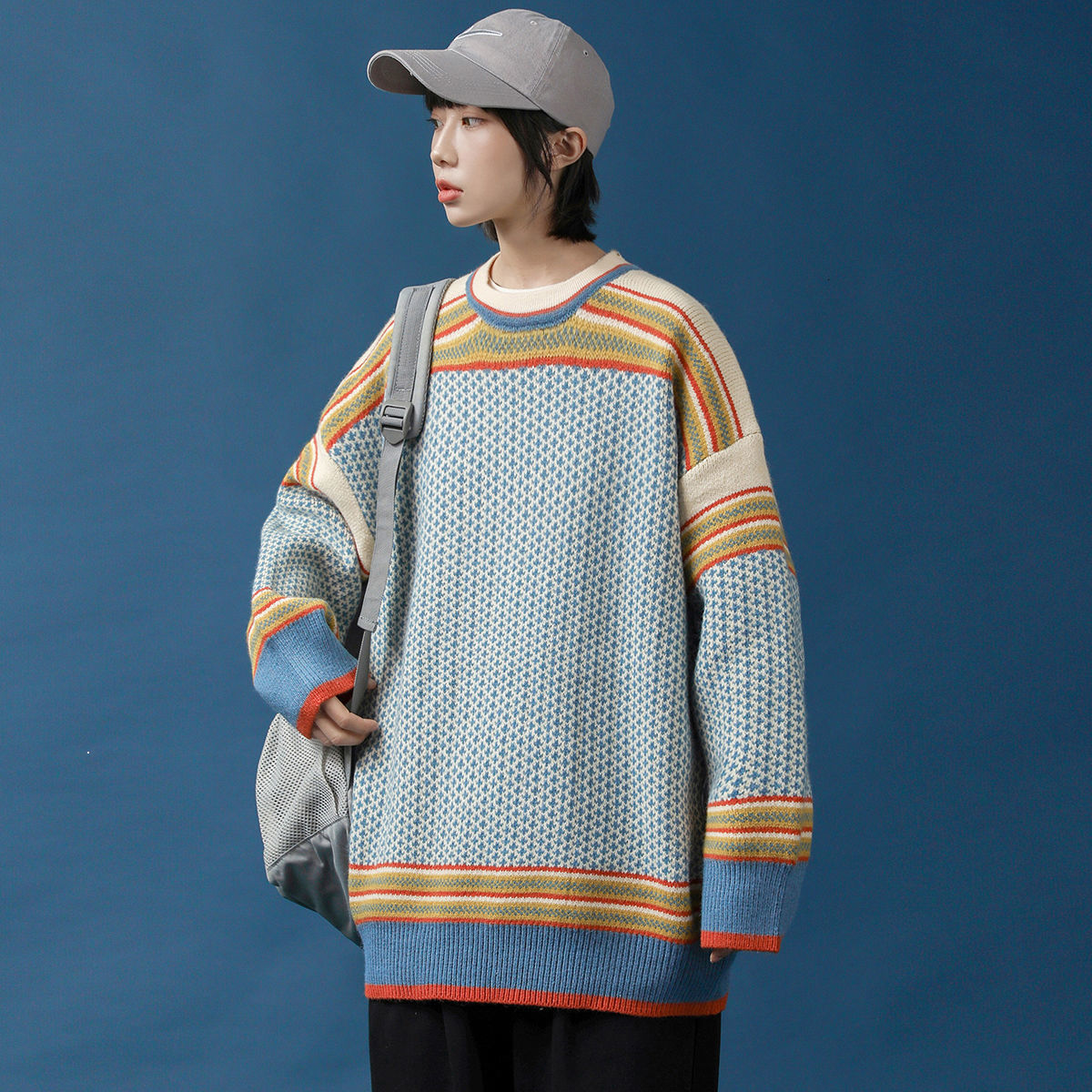 

New Inverno 2021 a Nova Listagem Casal Camisola Masculina Mar Marca Americana Tendncia Pulver Verde Roupas Frete MRMC, Green.