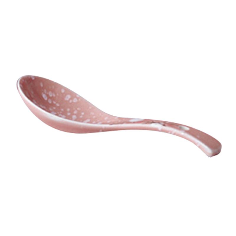 

1 pc Ceramic Spoon Hand Painted Creative Serving Spoons Tableware for Home