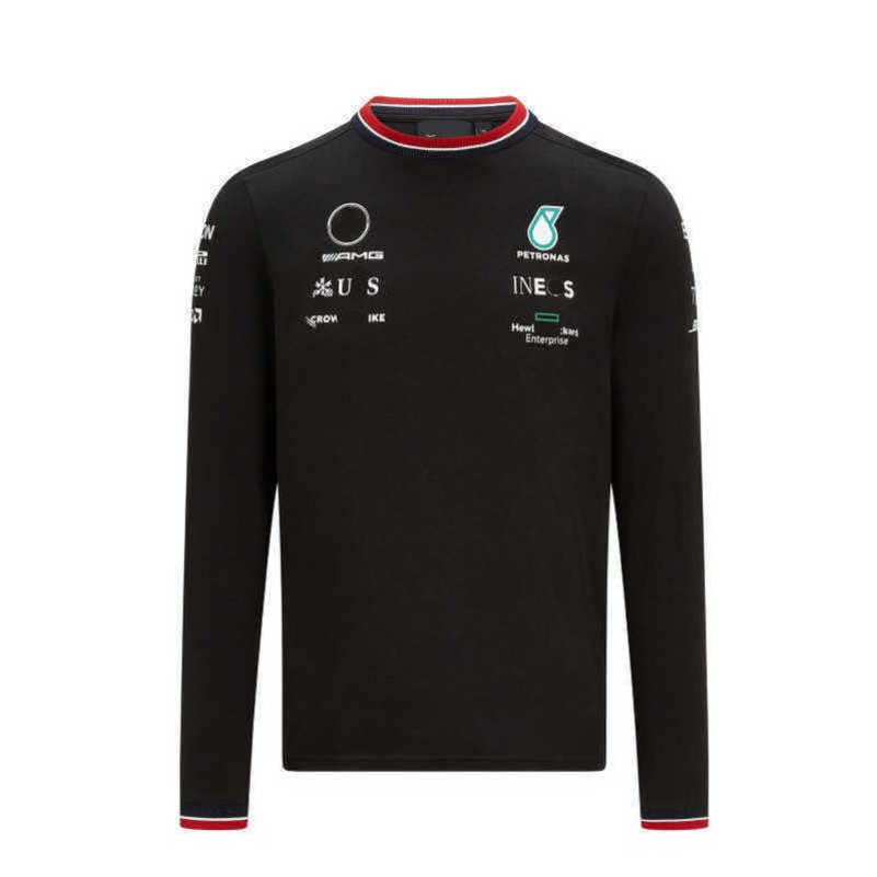 Mens Petronas Luxury Brand Sweatshirts t Shirts Mercedes Amg F1 Formula One Racing Women Casual Long Sleeve T-shirts Benz Lewis Hamilton Team Work C