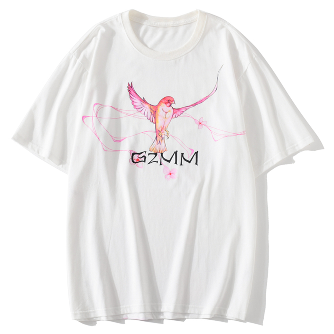 

2021 New Aelfric Eden Sika Print Hip Hop t Shirts Streetwear Harajuku Oversized Short Sleeve Summer Men Chinese Style Fashion Tees Shirt Xlw, White